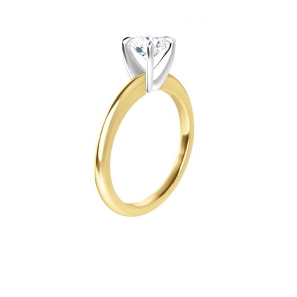 Diamond Ring 14K Gold (1.05 Ct D Si2 ) Gia C48104013 - Picture 3 of 5